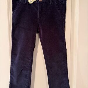 OshKosh B'gosh Girls Velvet Pants - Dark Blue